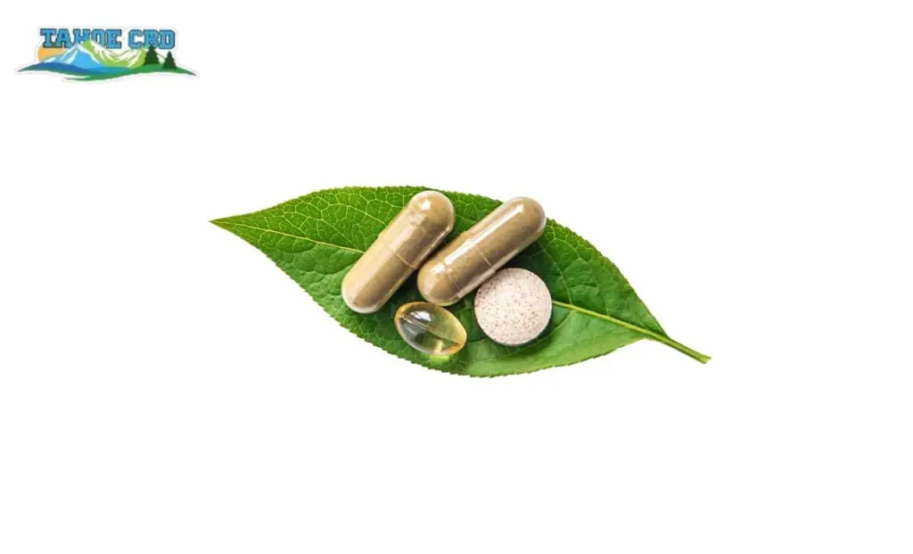 Open bottle of capsules - “CBD capsules with daily dose labels - Atlanta delivery”
