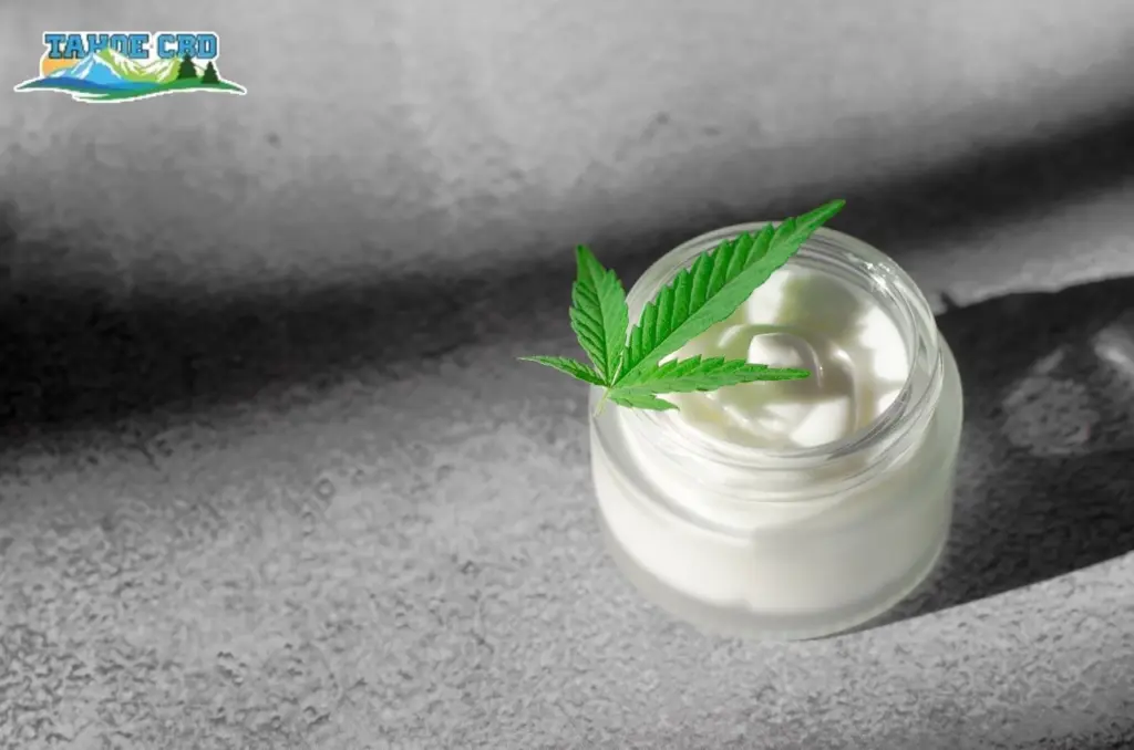 Spa image with the lotion. – “Massage lotion CBD for relaxation and spa at home”