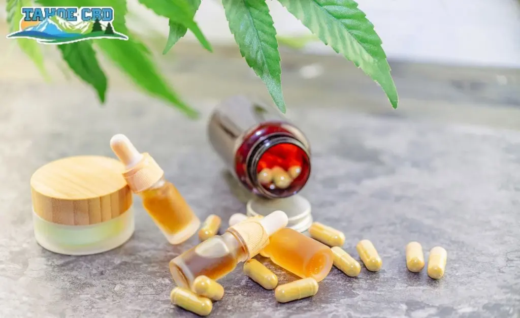 “CBD softgel ready to take in Wichita” – Capsule in hand