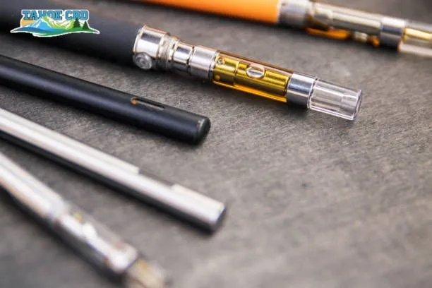 Vapor exhale – “Smooth exhale from Tahoe CBD vape”